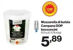 In'S Mercato Mozzarella di bufala Campana DOP bocconcini offerta