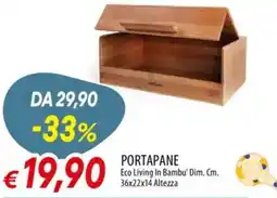 Galassia Portapane eco living in bambu' dim. altezza offerta