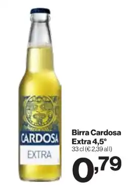 In'S Mercato Birra Cardosa Extra 4,5° offerta