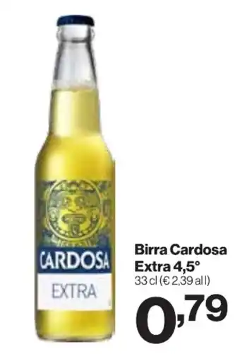 In'S Mercato Birra Cardosa Extra 4,5° offerta