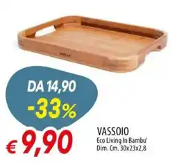 Galassia Vassoio eco living in bambu' dim. offerta