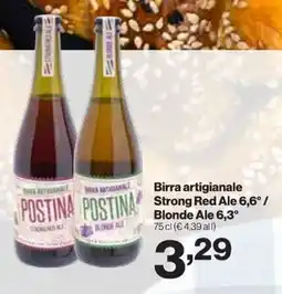 In'S Mercato Birra artigianale Strong Red Ale 6,6°/ Blonde Ale 6,3° offerta