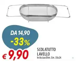 Galassia Scolatutto lavello In Acciao Dim. offerta
