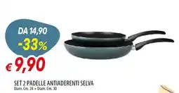 Galassia Set 2 padelle antiaderenti selva diam. offerta