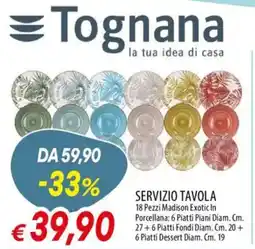 Galassia Servizio tavola offerta