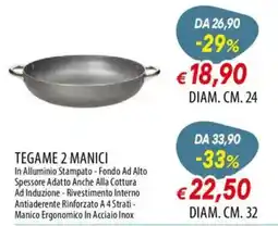 Galassia Tegame 2 manici in alluminio stampato offerta