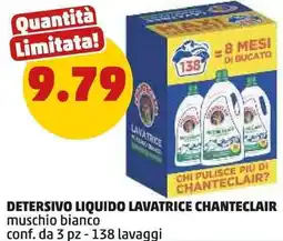PENNY Detersivo liquido lavatrice CHANTECLAIR offerta