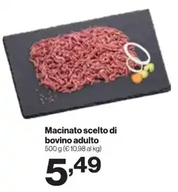 In'S Mercato Macinato scelto di bovino adulto offerta