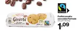 In'S Mercato Frollini cereali e cioccolato Fairtrade offerta