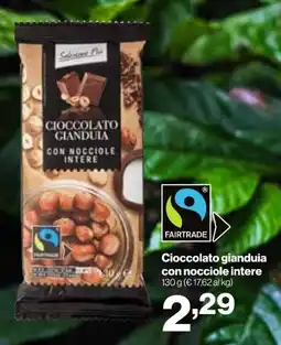 In'S Mercato Cioccolato gianduia con nocciole intere offerta