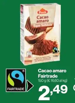 In'S Mercato Cacao amaro Fairtrade offerta