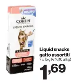 In'S Mercato Liquid snacks gatto assortiti offerta