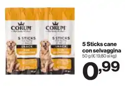 In'S Mercato 5 Sticks cane con selvaggina offerta