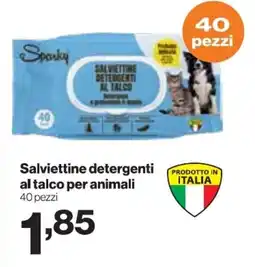 In'S Mercato Salviettine detergenti al talco per animali offerta
