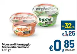 Qui Discount Mousse di formaggio Miree erbe/salmone offerta