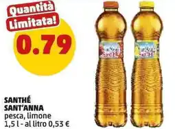 PENNY Santhé SANT'ANNA pesca, limone offerta