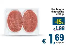 Qui Discount Hamburger di tacchino offerta
