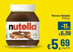 Qui Discount Ferrero Nutella offerta