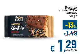 Qui Discount Biscotto proteico 23% 1 attimo offerta