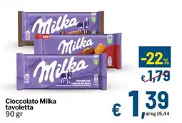 Qui Discount Cioccolato Milka tavoletta offerta