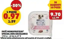 PENNY Patè monoprotein special dog excellence offerta
