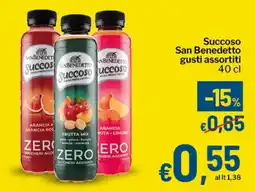 Qui Discount Succoso San Benedetto gusti assortiti offerta