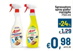 Qui Discount ACTIFF Sgrassatore spray giallo/ marsiglia offerta