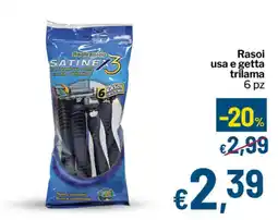Qui Discount Rasoi usa e getta trilama 6 pz offerta