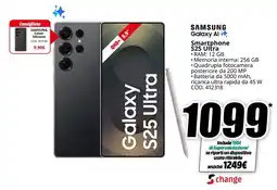 MediaWorld SAMSUNG Smartphone S25 Ultra offerta