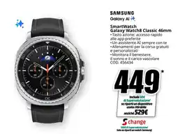MediaWorld SAMSUNG SmartWatch Galaxy Watch8 Classic 46mm offerta