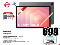 MediaWorld SAMSUNG Tablet Galaxy Tab S11 (WiFi) offerta