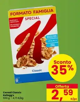 Interspar Cereali Classic Kellogg's offerta