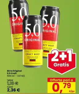 Interspar Birra Original 5.0 Craft offerta