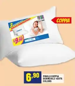 Risparmio Casa Pisolo coppia guanciale 45x75 colors offerta