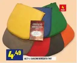 Risparmio Casa Set 4 cuscini bordato tnt offerta