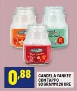 Risparmio Casa Candela yankee con tappo 20 ore offerta