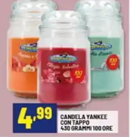 Risparmio Casa Candela yankee con tappo 100 ore offerta