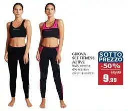 Happy Casa Givova set fitness active offerta