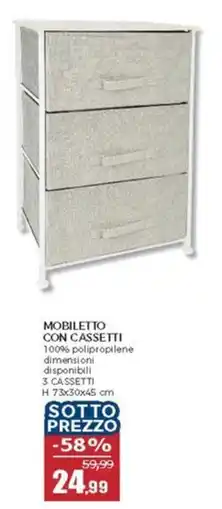 Happy Casa Mobiletto con cassetti offerta