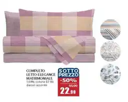 Happy Casa Completo letto elegance matrimoniale offerta