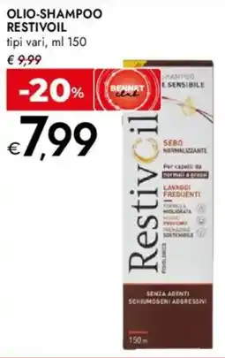 Bennet Olio-shampoo RESTIVOIL offerta