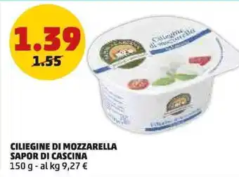 PENNY Ciliegine di mozzarella SAPOR DI CASCINA offerta