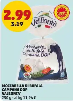 PENNY Mozzarella di bufala campana DOP VALBONTA offerta