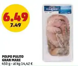 PENNY Polpo pulito GRAN MARE offerta