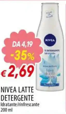 IperFamila NIVEA latte detergente idratante/rinfrescante offerta