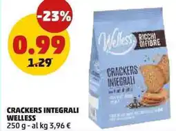 PENNY Crackers integrali WELLESS offerta