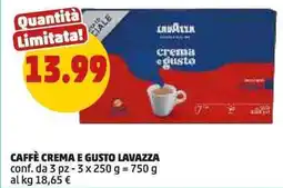 PENNY Caffè crema e gusto LAVAZZA offerta