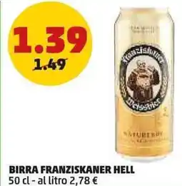 PENNY Birra FRANZISKANER HELL offerta