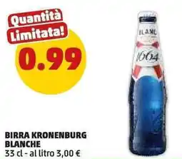 PENNY Birra KRONENBURG BLANCHE offerta