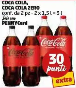 PENNY Coca cola, coca cola zero offerta